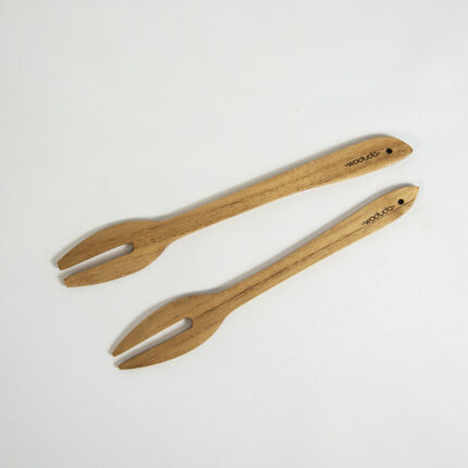 Ağaç Çatal Seti – Akasya – 2 Parça