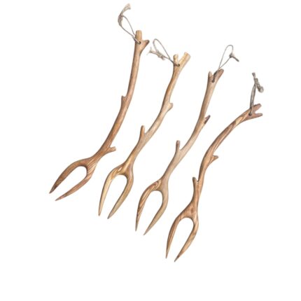 Ağaç Çatal Seti – Zeytin – 4 Parça